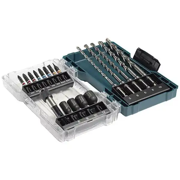Bon Marché Coffret d‘embouts et forets MAKITA E-07026 SDS-PLUS (18 pièces)