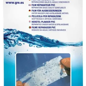 Kit de 5 patchs de réparation autocollants pour liner de piscine GRE Super Prix