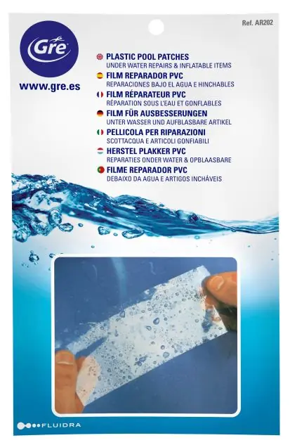 Kit de 5 patchs de réparation autocollants pour liner de piscine GRE Super Prix