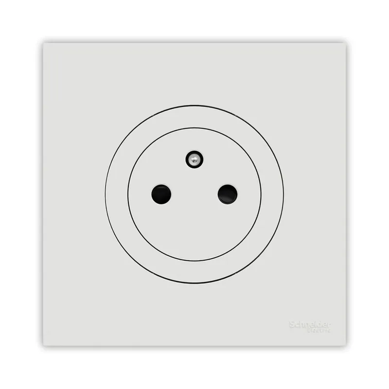 Bon Plan Prise affleurante 2 pôles + terre complète Odace 2025 blanc - SCHNEIDER ELECTRIC