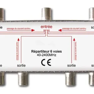 Seulement Aujourd'hui Répartiteur TV 6 sorties - Fiches F ASTRELL
