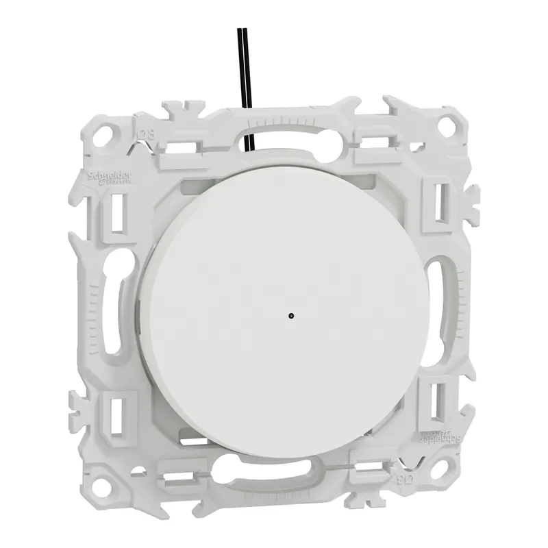 Interrupteur va-et-vient ou poussoir avec témoin lumineux Odace 2025 blanc - SCHNEIDER ELECTRIC Commander Vite