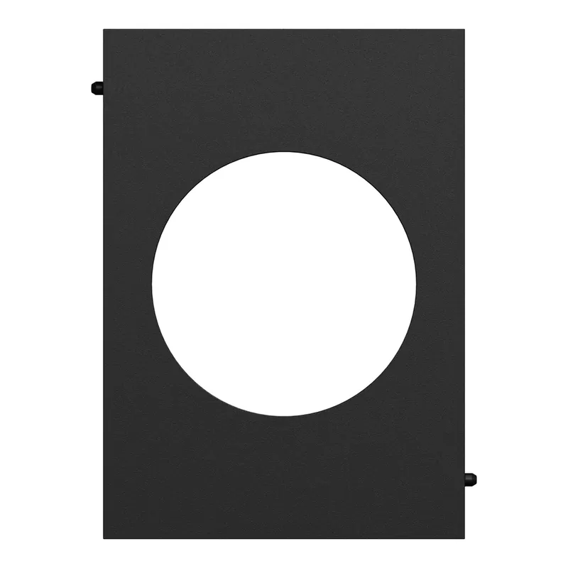 Plaque de finition centrale 1 poste Odace 2025 Architecte noir onyx - SCHNEIDER ELECTRIC Populaire