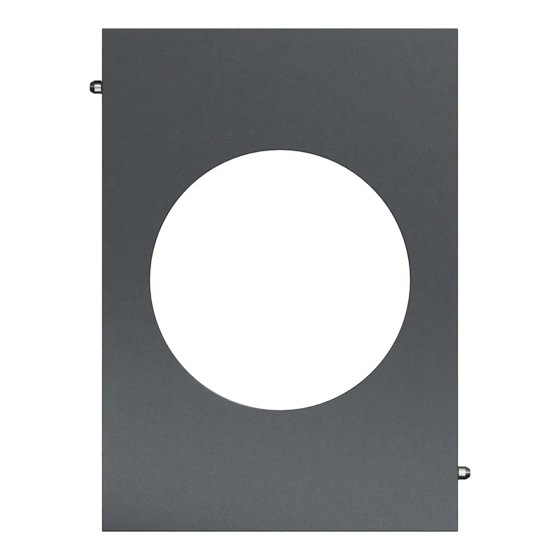 Plaque de finition centrale 1 poste Odace 2025 Architecte perle noire - SCHNEIDER ELECTRIC Usine Directe