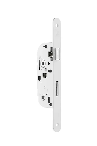 Must-Have Serrure monopoint à larder étroit bec de cane à condamnation 40mm blanche - HERACLES - 2620NF72H4R