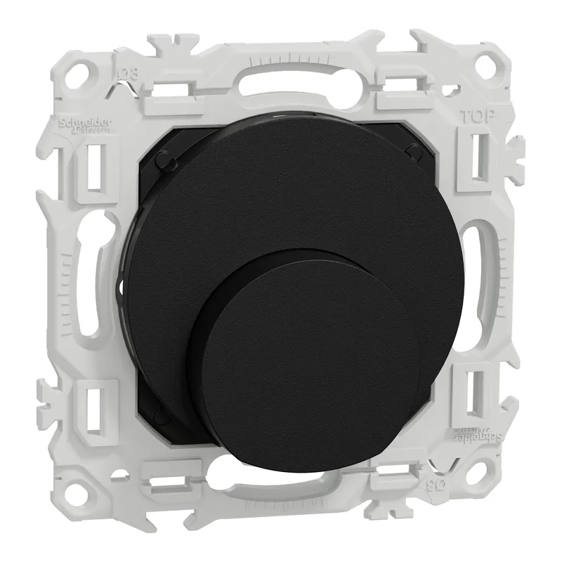 Sortie de câble ajustable Odace 2025 noir - SCHNEIDER ELECTRIC Meilleure Vente
