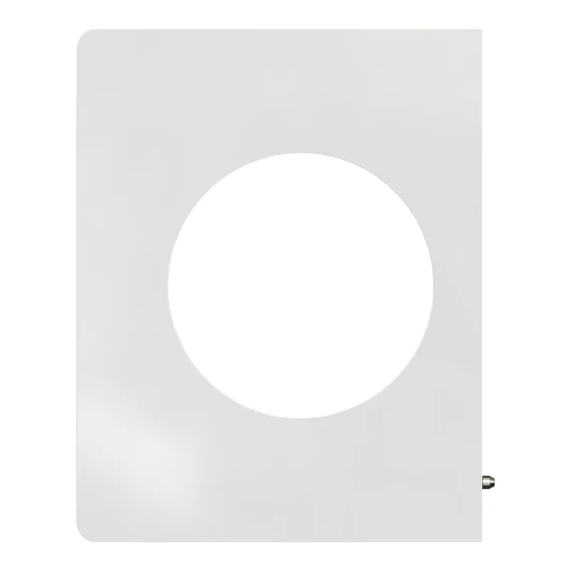 Achat Immédiat Plaque de finition latérale 1 poste Odace 2025 Architecte blanc émaillé - SCHNEIDER ELECTRIC