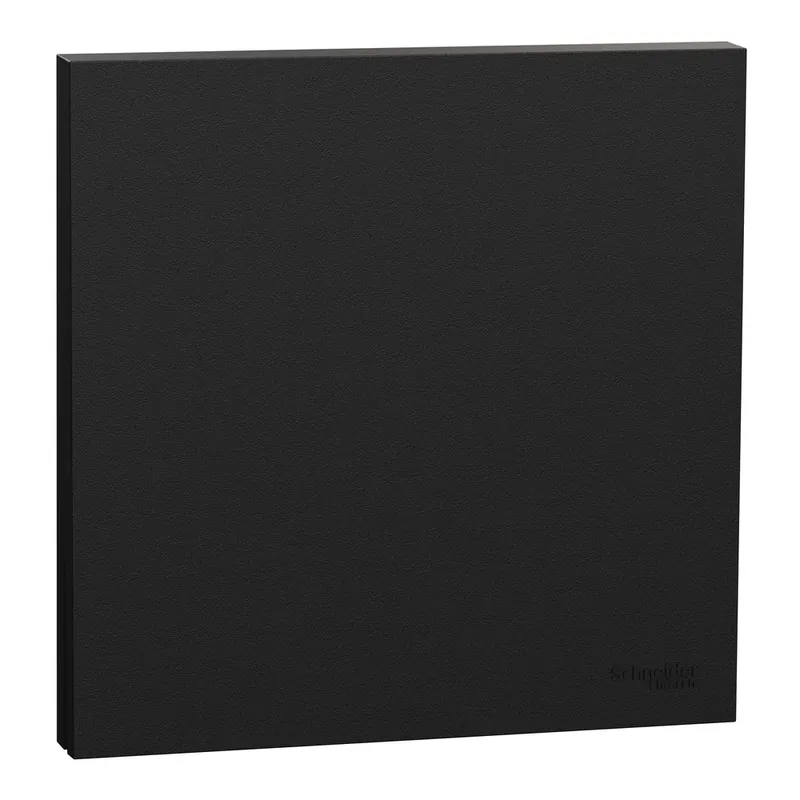 Affaire À Saisir Interrupteur va-et-vient ou poussoir avec plaque intégrale Odace 2025 noir - SCHNEIDER ELECTRIC