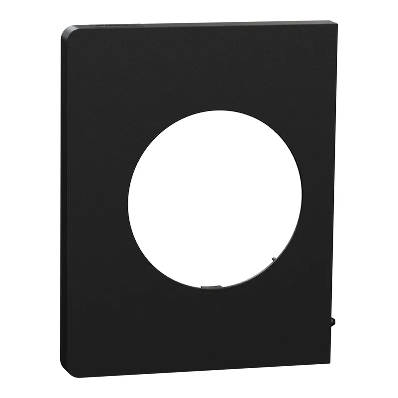 Plaque de finition latérale 1 poste Odace 2025 Architecte noir onyx - SCHNEIDER ELECTRIC Dernier Modèle