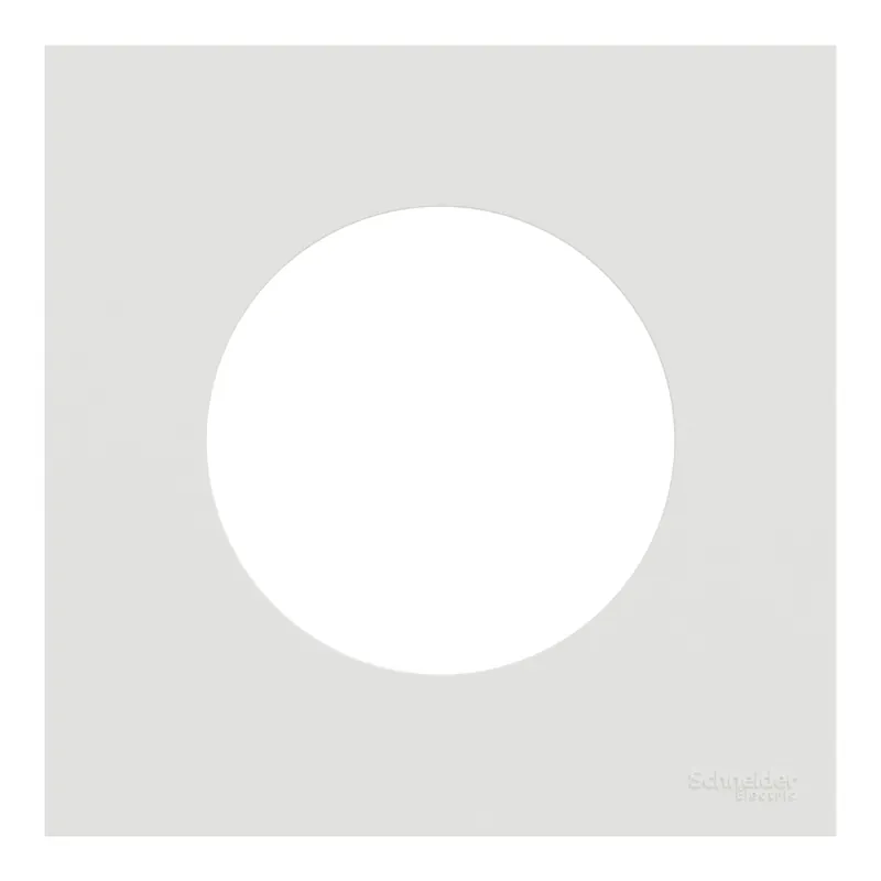 Plaque de finition 1 poste Odace 2025 blanc craie - SCHNEIDER ELECTRIC Meilleure Vente