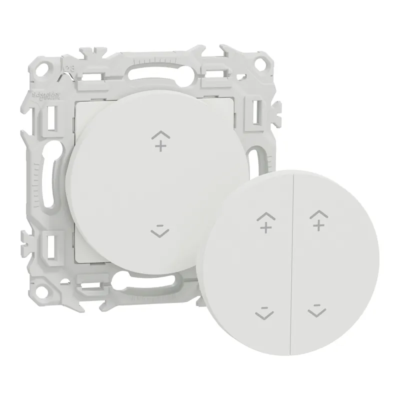 Interrupteur centralisé sans fils connecté 2 ou 4 boutons Wiser Odace 2025 blanc - SCHNEIDER ELECTRIC Nouvel Arrivage
