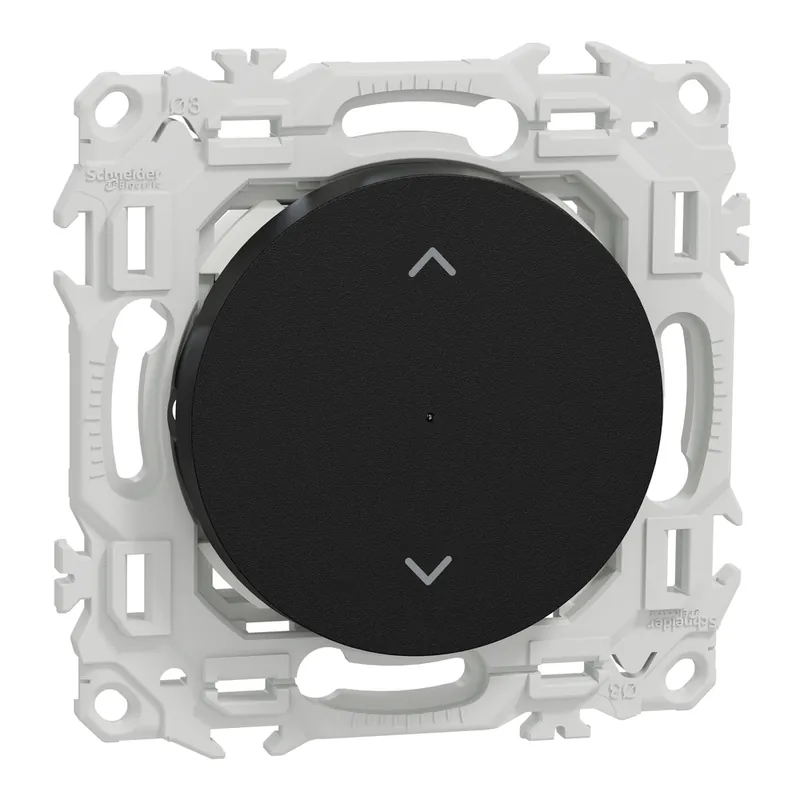 Interrupteur volet-roulant connecté Wiser Odace 2025 noir - SCHNEIDER ELECTRIC Usine Directe