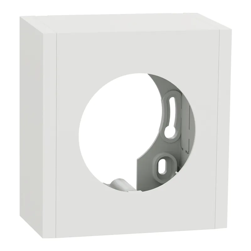 Boîte support pour montage en saillie Odace 2025 40 mm blanc - SCHNEIDER ELECTRIC Marque