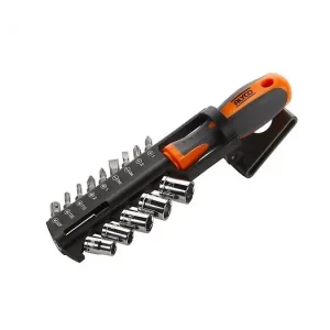 Prix Promo Set 15Pcs Adaptateur+Douilles+Embouts Alyco Orange Alyco 170461