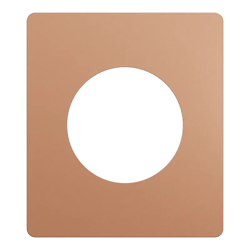 Soldes Plaque de finition 1 poste Odace 2025 Architecte effet cuivre - SCHNEIDER ELECTRIC