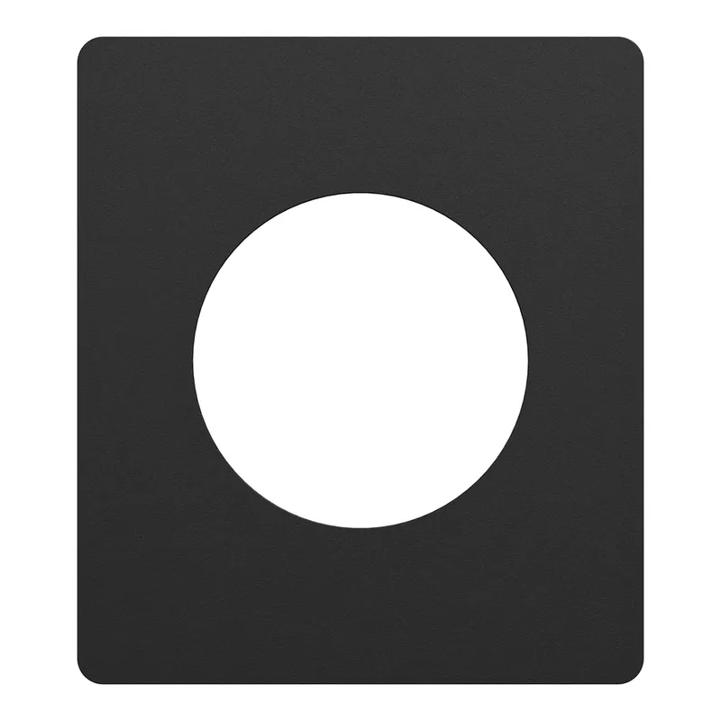 Plaque de finition 1 poste Odace 2025 Architecte noir onyx - SCHNEIDER ELECTRIC Meilleure Vente