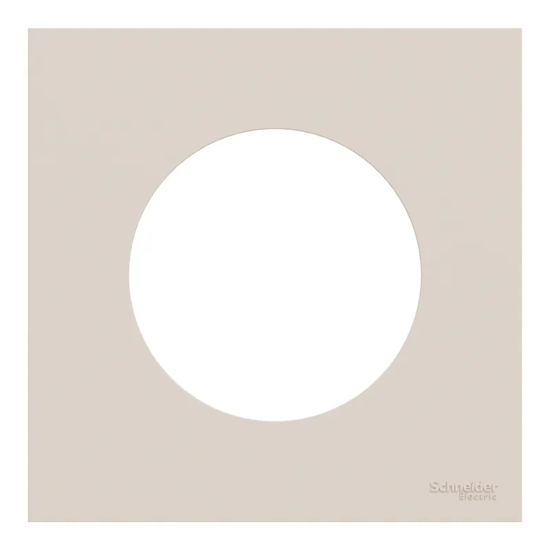 Plaque de finition 1 poste Odace 2025 beige sable - SCHNEIDER ELECTRIC Remise