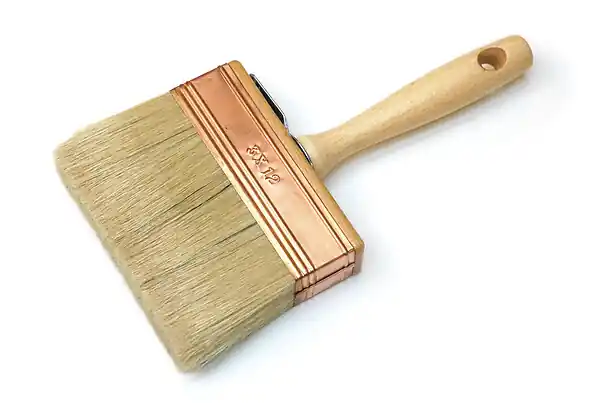 Brosse large soie naturelle 3x12cm enduits et protecteurs MAISON DECO Promotion