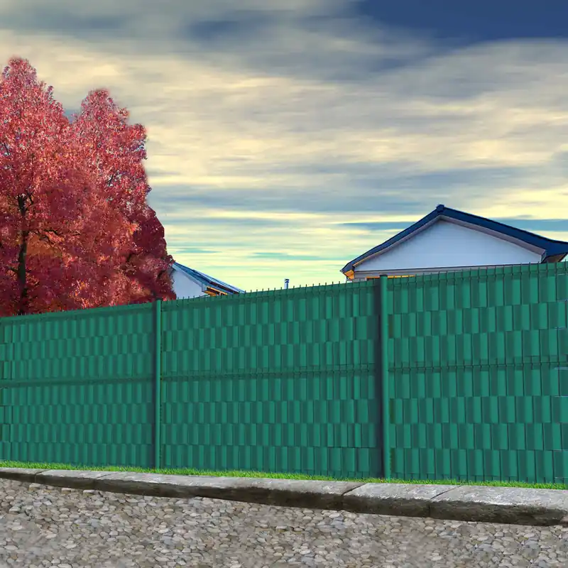 Promotion Lamelles souples d‘occultation horizontale L.2,50 x H.1,42/1,52 m vert FERRO BULLONI