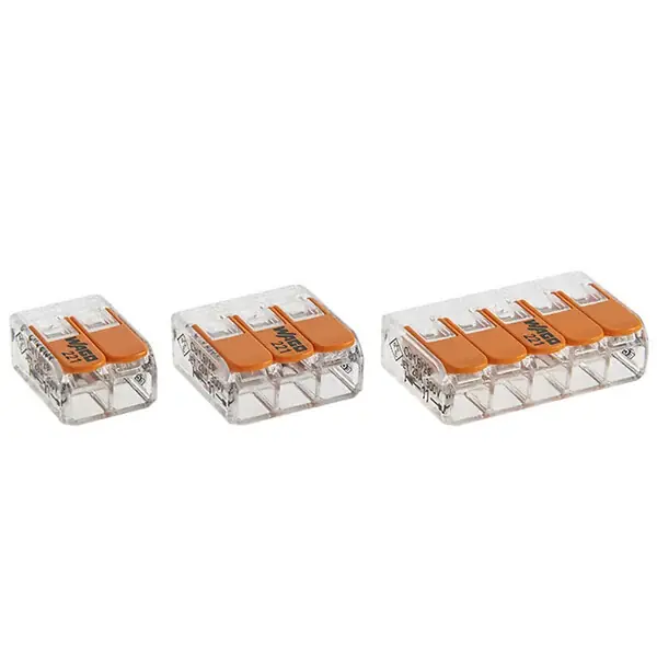 WAGO Blister panaché de 40 bornes de connexion automatique 2,3 et 5 entrées S221 Prix Choc