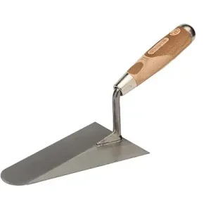 Truelle ronde prestige 20cm - Acier trempé - Manche bois NESPOLI Prix Promo