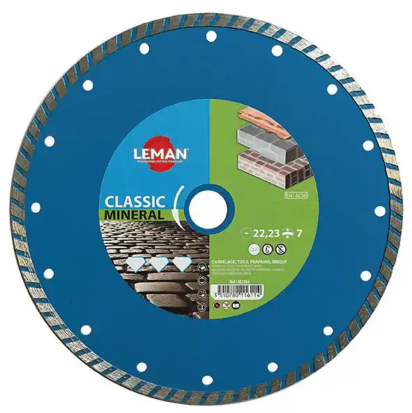 Offre Du Jour Disque diamant jante continue - 125mm - tuile brique pierre LEMAN