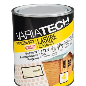 Bon Plan Lasure incolore pour bois extérieur - 1L VARIATECH