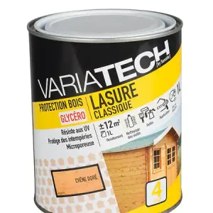 Lasure classique chêne doré 1L VARIATECH Meilleur Prix