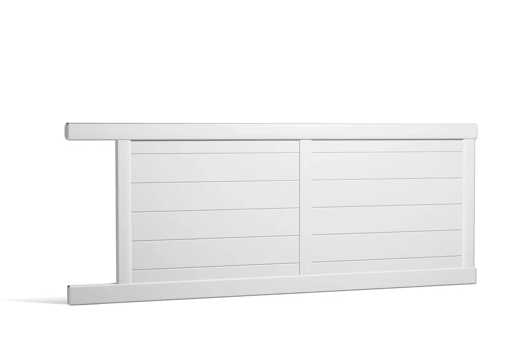 Portail coulissant aluminium ENZO l.4,00 x H.1,70 m blanc - PREFALU Certifié