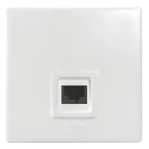 Promotion Prise RJ45 catégorie 6 FTP Neptune - Blanc - encastrée LEGRAND
