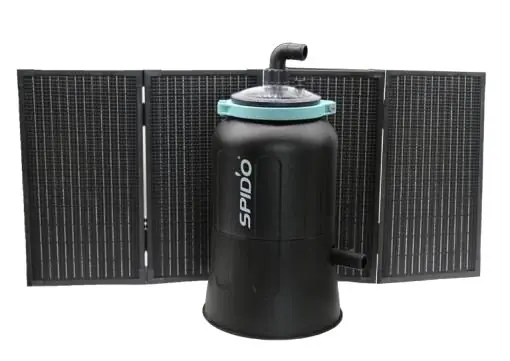 Meilleur Choix Pompe de filtration piscine solaire 8 à 10 m³ COMBO SUN - SPIDO POOL