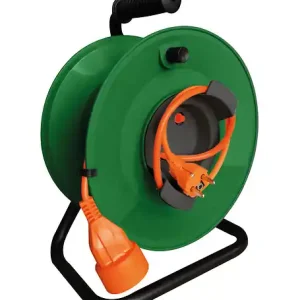 Retour Gratuit Enrouleur vide grand modèle - Plastique - Orange - 50 m ZENITECH
