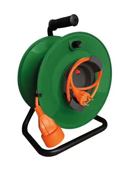 Retour Gratuit Enrouleur vide grand modèle - Plastique - Orange - 50 m ZENITECH