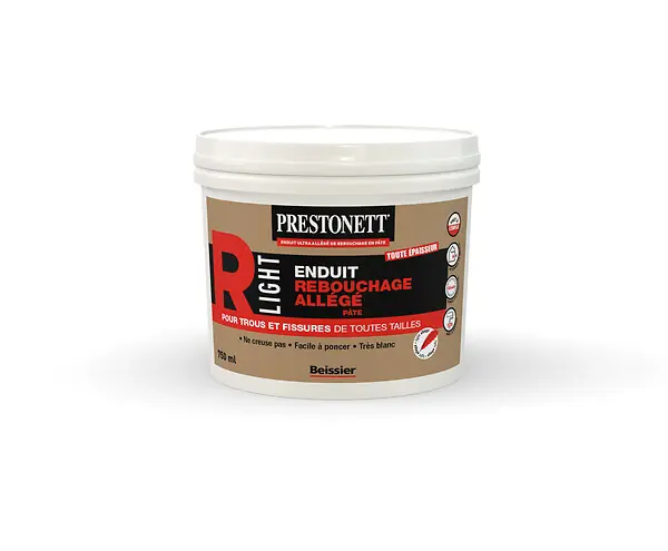 Enduit de rebouchage pâte Prestonett R Light - 750ml Meilleure Vente