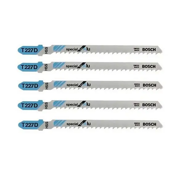 Super Prix Lot de 5 lames de scie sauteuse T 227 D BOSCH 2608631030 Special for Alu