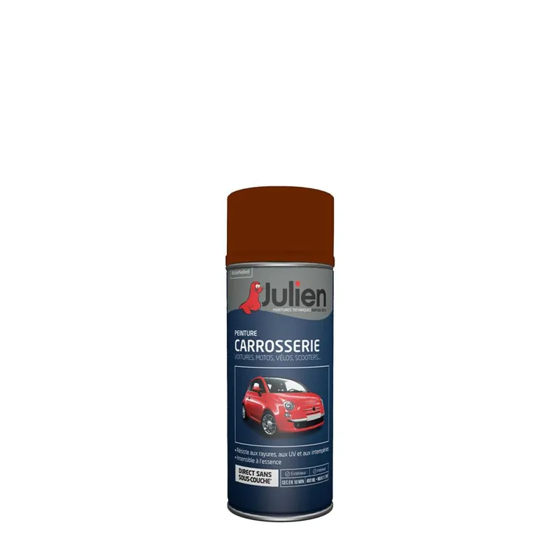 Bombe de peinture carroserie Rouge Bordeaux 37095 400ml - JULIEN Meilleur Prix