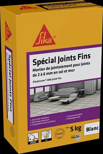 Dernière Chance Joint fin Sikaceram 606 - Anthracite - 5 kg
