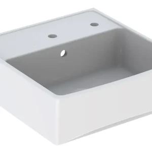 Prix Cassé Evier de cuisine timbre d‘office grès blanc 60x63 cm 1 bac Walter - PERLINE
