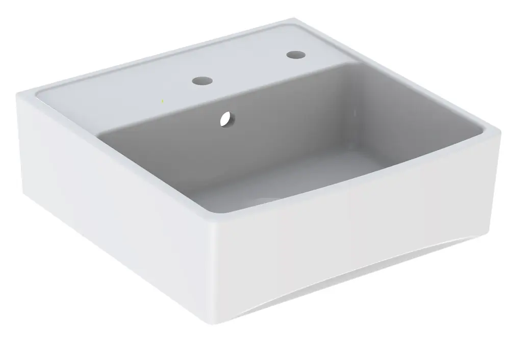 Prix Cassé Evier de cuisine timbre d‘office grès blanc 60x63 cm 1 bac Walter - PERLINE