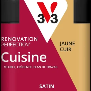 Peinture de rénovation pour cuisine jaune cuir finition satinée 75 ml - V33 Retour Gratuit