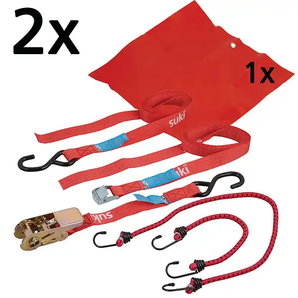 Commande En Gros Set de sangles déménagement 9 pièces dont 2 sangles cliquet 2 parties SUKI