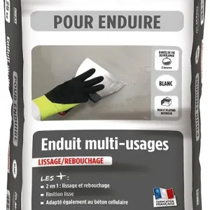 Enduit multi-usages Lissage Rebouchage - Blanc - 25kg MAPEI Acheter Direct