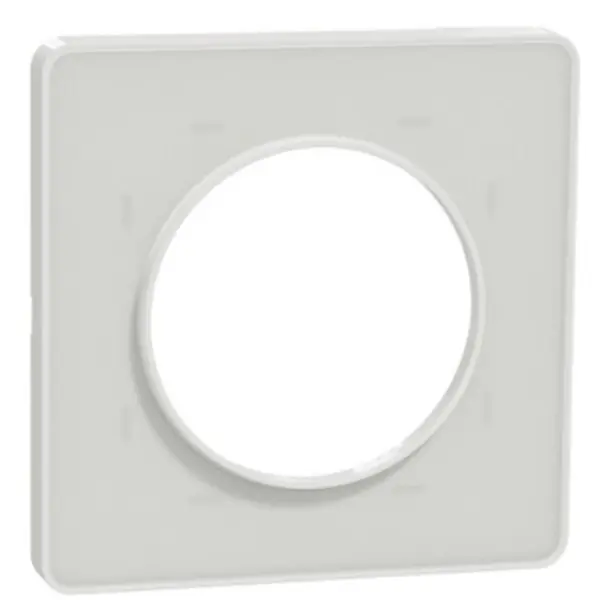Prix Bas Plaque 1 poste horizontale/Verticale - transparent - Odace Touch - Schneider SCHNEIDER ELECTRIC