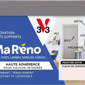 Usine Directe Peinture de rénovation multi-supports MaRéno fleur de cerisier finition satinée 0,5L - V33