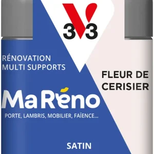 Peinture de rénovation multi-supports MaRéno fleur de cerisier finition satinée 75 ml - V33 Jusqu'à Épuisement Des Stocks