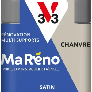 Peinture de rénovation multi-supports MaRéno chanvre finition satinée 75 ml - V33 Réduction