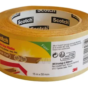 Ruban adhésif double face Plinthe - 15m x 50mm SCOTCH Acheter En Ligne