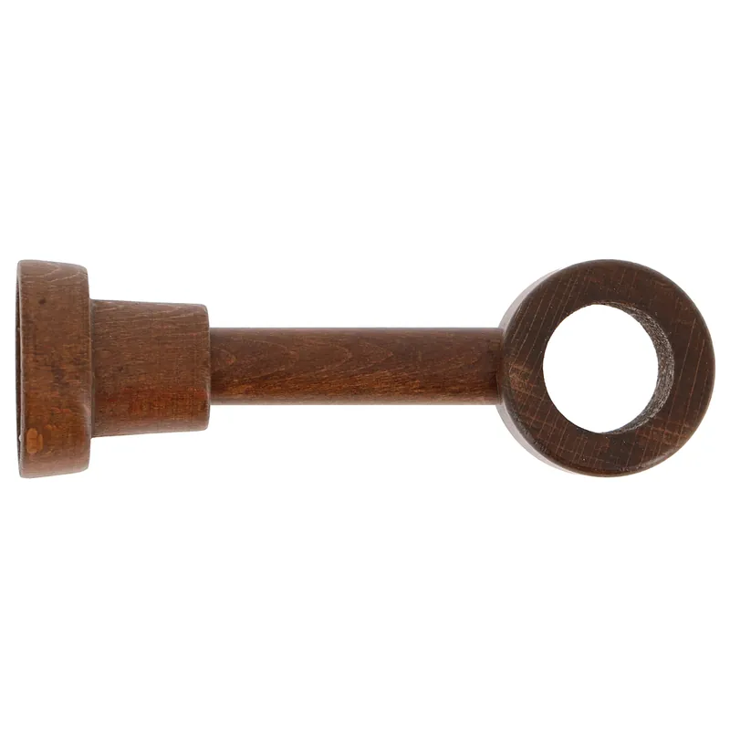 Meilleure Vente Support à oeil recoupable de 85 à 130 mm diam 28 mm Finition Chêne foncé - MOBOIS