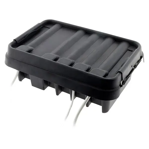 Boîtier de raccordement étanche IP55 - Noir - Zenitech Nouveauté