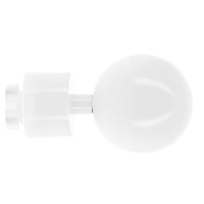 Embout déco boule en métal diam 28 mm Finition Blanc brillant par 2 - MOBOIS Bon Plan